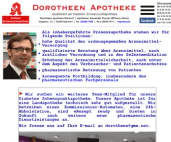 Dorotheen.de(Dorotheen Apotheke Dierdorf) Screenshot