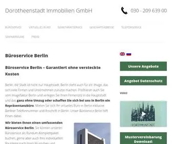 Dorotheenstadt.de(Büroservice Berlin) Screenshot