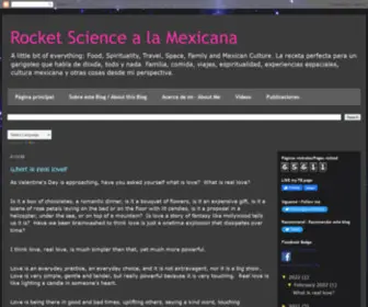 Dorothyruizspace.com(Rocket Science a la Mexicana) Screenshot