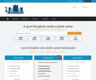 Doroyal.com(Reliable & Fast Shared Website Hosting by DoRoyal Hosting) Screenshot