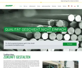 Dorp.de(Arthur Dorp GmbH & Co. – Unser Unternehmen ist ein mittelständischer) Screenshot