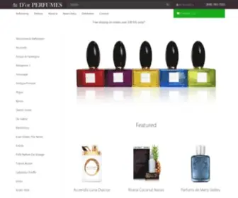 Dorperfumes.com(D'or Perfumes) Screenshot