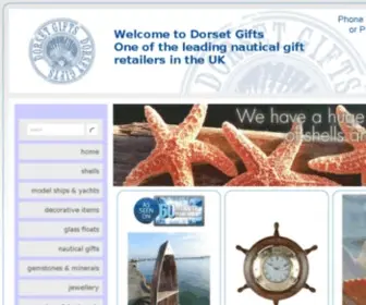 Dorsetgifts.com(Nautical gifts and maritime gifts) Screenshot