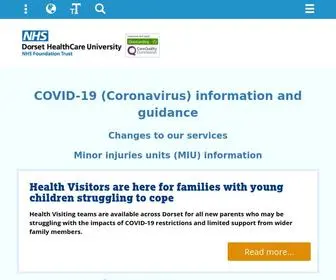 Dorsethealthcare.nhs.uk(Dorset HealthCare) Screenshot
