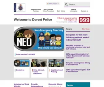 Dorset.police.uk(Dorset Police) Screenshot
