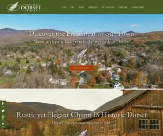 Dorsetvt.com(Discover Dorset Vermont) Screenshot