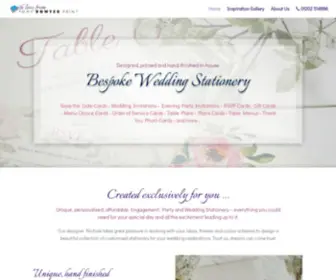 Dorsetweddingstationery.co.uk(Bespoke, affordable wedding invitations) Screenshot