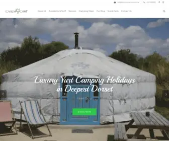 Dorsetyurtcampsite.co.uk(Caalm Camp offer luxury glamping holidays in our beautiful Dorset besd yurt campsite. Caalm Camp) Screenshot