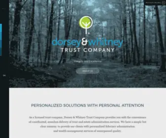 Dorseytrust.com(Dorsey & Whitney Trust Company) Screenshot