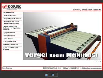 Dorukmakina.com(DORUK OLUKLU MAK) Screenshot