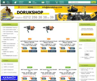 Dorukshop.com(DKT Karot Uç ve Makinaları) Screenshot