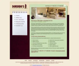 Dorundoscleaning.com(Dorundo's Cleaning Service) Screenshot