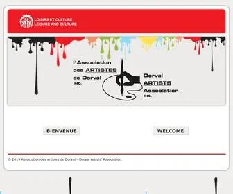 Dorvalartistes.org(Association) Screenshot