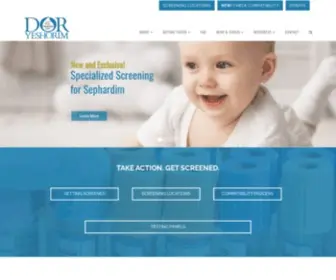 Doryeshorim.org(Jewish Genetic Screening) Screenshot