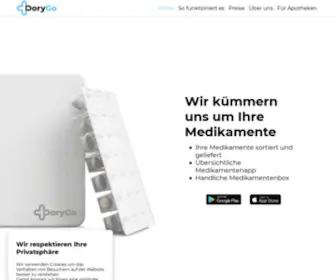 Dorygo.ch(Wir kümmern uns um Ihre Medikamente) Screenshot