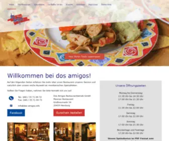 Dos-Amigos.info(Dos Amigos Restaurantbetrieb GmbH) Screenshot