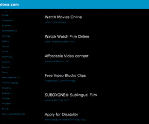 Dosa.com(dosa) Screenshot