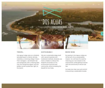 Dosaguas.co(Dos Aguas Lodge) Screenshot