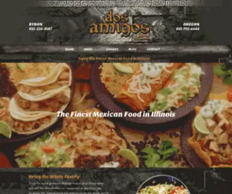 Dosamigosbyron.com(Dos Amigos Mexican Restaurant) Screenshot