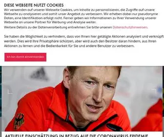 Dosb.de(DOSB Der Deutsche Olympische Sportbund DOSB) Screenshot
