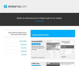 Dosbarras.com(Diseño) Screenshot