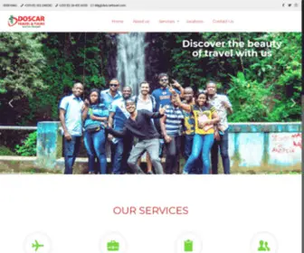 Doscartravel.com(Travel and Tour agency in Ghana) Screenshot