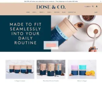 Doseandco.com(Dose and Co) Screenshot