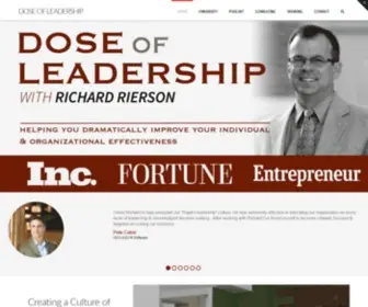 Doseofleadership.com(Dose of Leadership) Screenshot