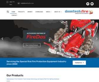 Dosetech.co.za(Fire Fighting Equipment) Screenshot