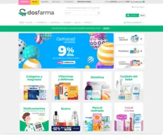 Dosfarma.com(Parafarmacia Online en España) Screenshot