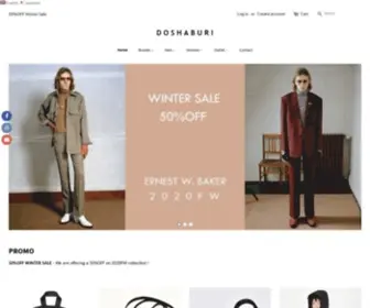 Doshaburi.com(DOSHABURI ONLINE SHOP) Screenshot