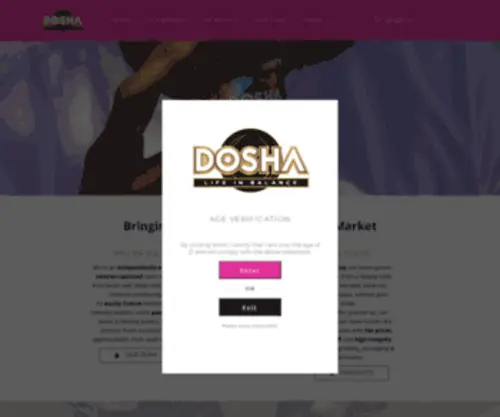 Doshacannabis.com(Life In Balance) Screenshot