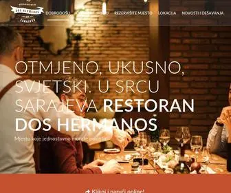 Doshermanos.ba(Restoran Dos Hermanos) Screenshot