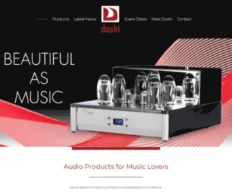 Doshiaudio.com(DOSHI AUDIO) Screenshot