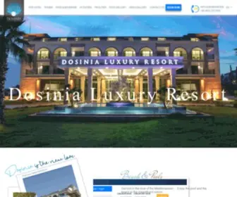 Dosinialuxuryresort.com(Dosınıa Luxury Resort) Screenshot