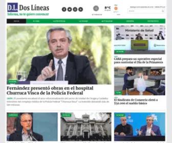 Doslineas.com.ar(Líneas) Screenshot
