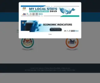 Dosm.gov.my(Department of Statistics Malaysia) Screenshot