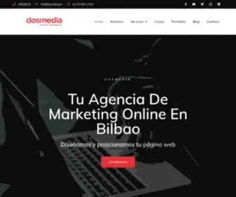 Dosmedia.com(Tu Agencia de Marketing Digital en Bilbao) Screenshot