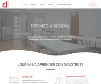 Dosmediaschool.com(Cursos de marketing online por profesionales en Bilbao) Screenshot