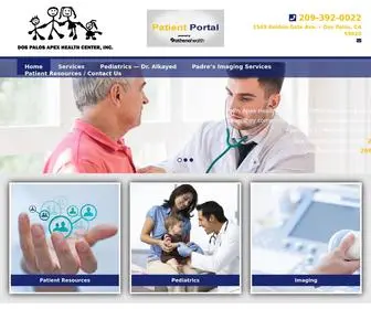 Dospalosapexhealthcarecenter.org(Apex Medical Group) Screenshot