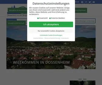 Dossenheim.de(An der Bergstra) Screenshot