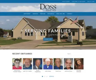 Dossfuneralhome.com(Edina, MO Funeral Home & Cremation) Screenshot