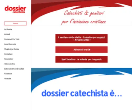 Dossiercatechista.it(Dossier Catechista) Screenshot