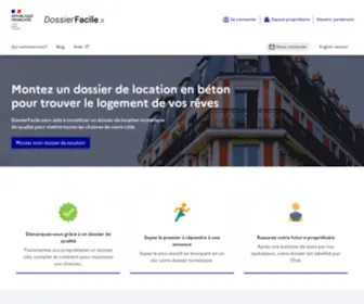 Dossierfacile.fr(DossierFacile DossierFacile) Screenshot