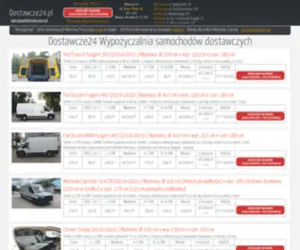 Dostawcze24.pl(Wypożyczalnia) Screenshot