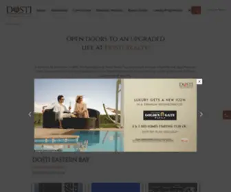 Dostirealty.com(Dosti Realty) Screenshot