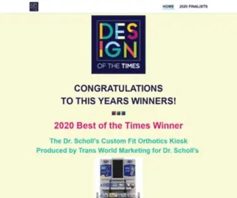 Dot-Awards.com(Design of the Times) Screenshot