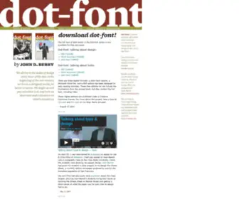 Dot-Font.com(Dot Font) Screenshot