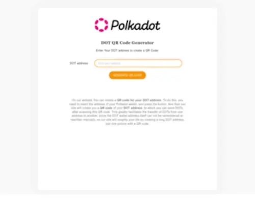 Dot-QR-Code-Generator.com(Dot QR Code Generator) Screenshot