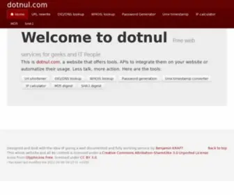 Dotnul.com(Web) Screenshot